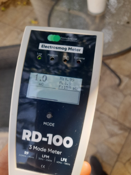 שדה מגנטי בחצר הבית החדש