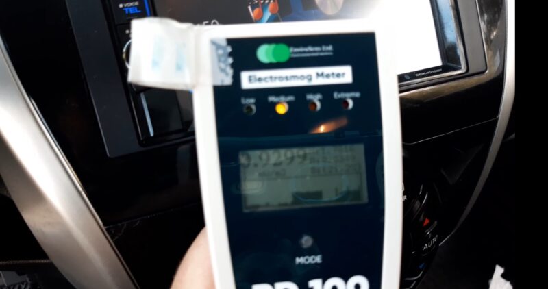 מדידה וזיהוי של קרינת רדיו ממערכת הרדיו  (BLUETOOTH)