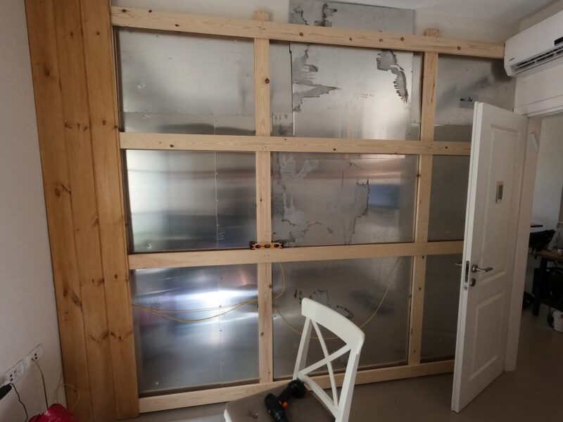 חיפוי עץ למיגון שדה מגנטי מלוח חשמל