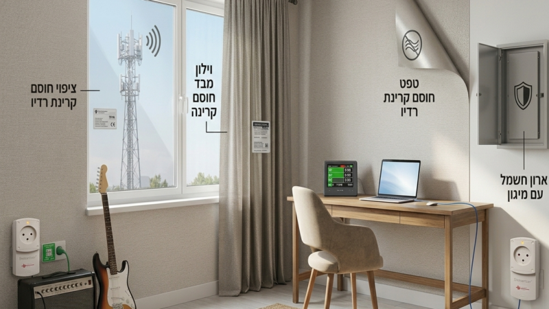 מיגון קרינה, מיסוך קרינה, וחסימה של קרינה בלתי מייננתמיגון קרינה, מיסוך קרינה, וחסימה של קרינה בלתי מייננת