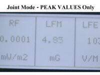 מדידה של שלושת סוגי הקרינה במצב JOINT MODE במד ENV RD-100
