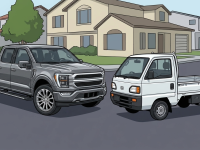 טנדר אמרקאי חדש מול מיקרו משאית יפנית K-TRUCK