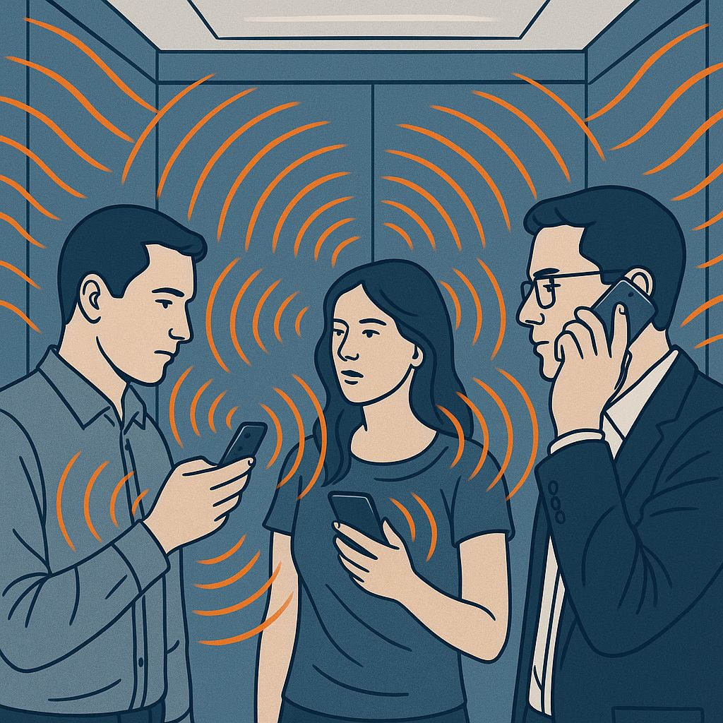 You are currently viewing שאלה – האם יש יותר קרינה מהסלולרי במעלית?