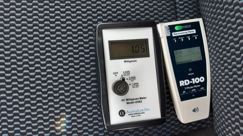 ניסאן נוט 2015- שדה מגנטי על מושב נהג